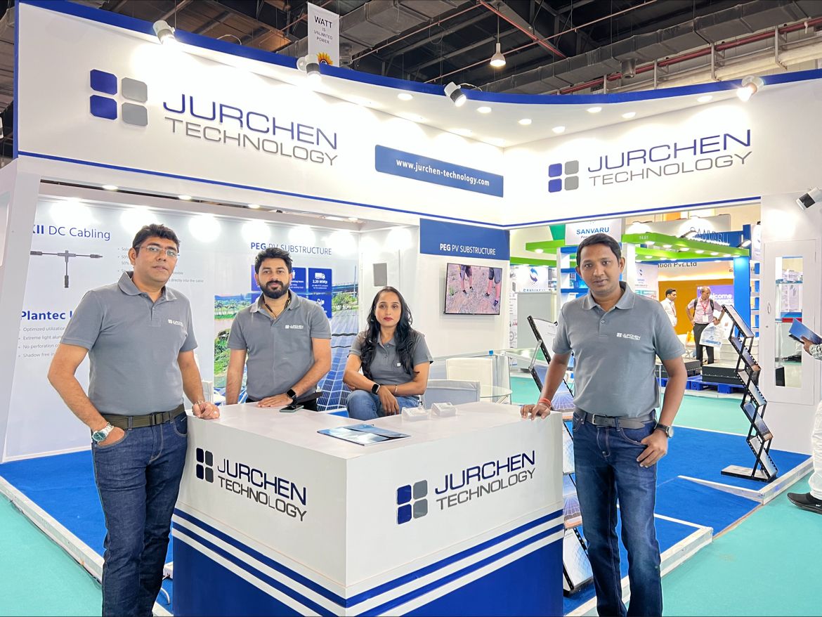 JurchenTech's tweet photo. Our Team at the REI 2022.
#solar #solarmounting #peg #pvsubstructure https://t.co/KEm4Phuk43