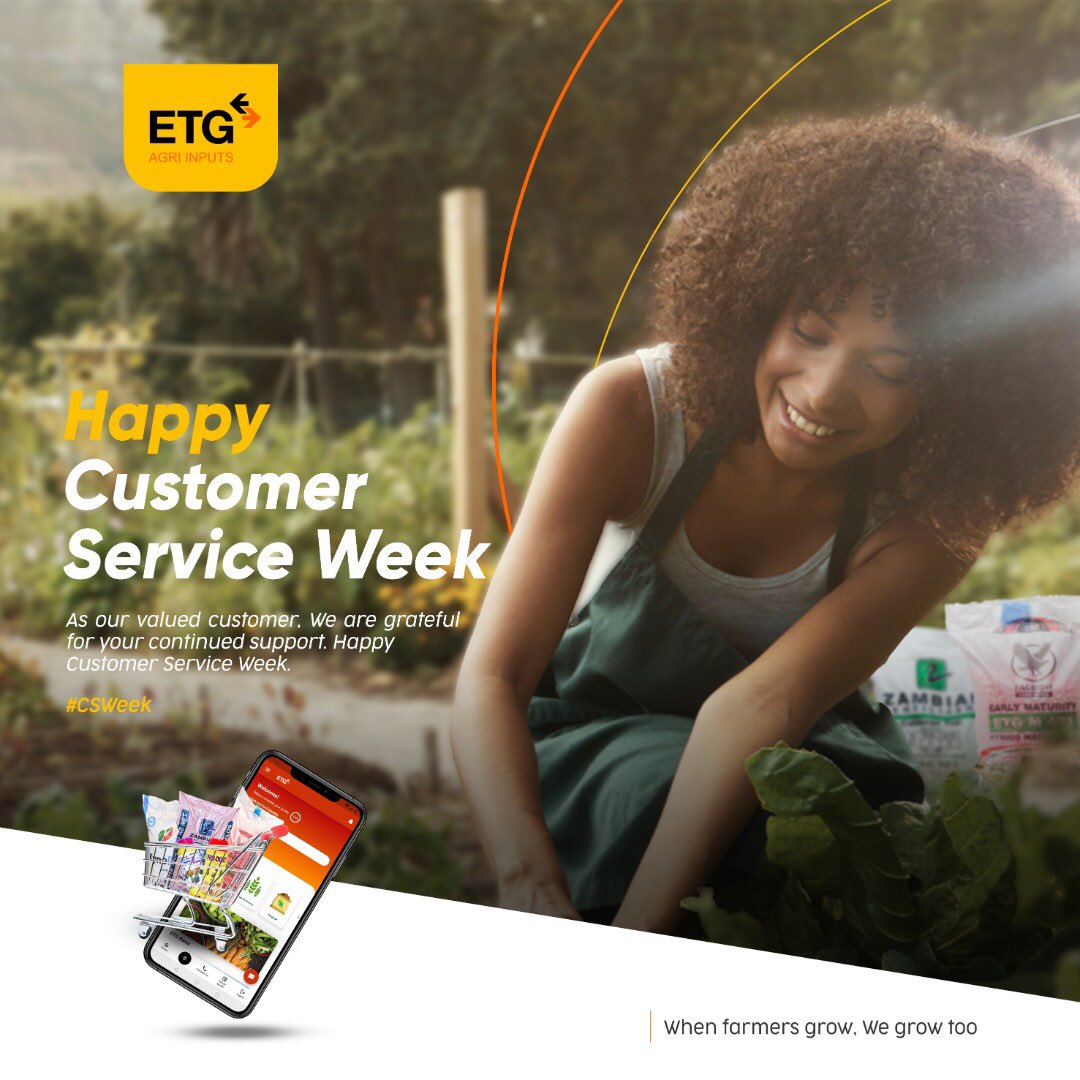 EtgUganda's tweet photo. We would like to appreciate all our customers for growing and staying with us, continue supporting us as we support you too
#CustomerServiceWeek #etgonestopsolution #falcon https://t.co/qmuEWiLLVr