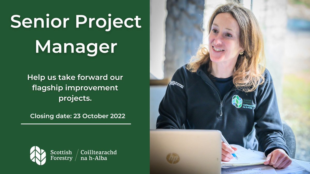 We're looking for a new Senior Project Manager to take the lead on a number of very important and complex flagship improvement projects. This is a full time position £43,395 - £47,245. #jobs #projectmanagement 

Full job details accessed through here➡️ forestry.gov.scot/live-vacancies