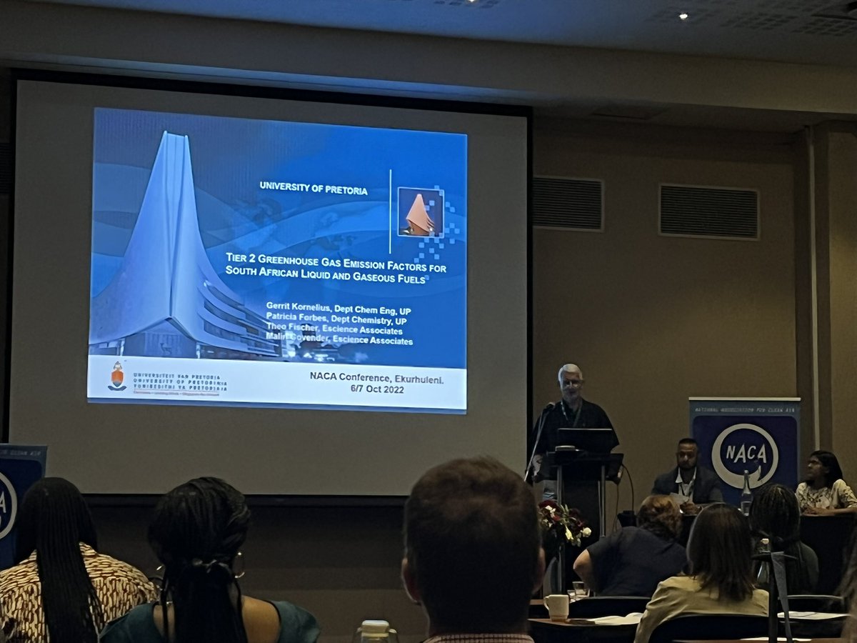 Gerrit Kornelius <a href="/UPTuks/">University of Pretoria</a> notes this is paper #36 of his for <a href="/NACA_Conference/">National Association for Clean Air</a>. Gerrit has supported NACA in many roles including President and for many years as the editor of <a href="/CleanAirJ/">Clean Air Journal</a>.