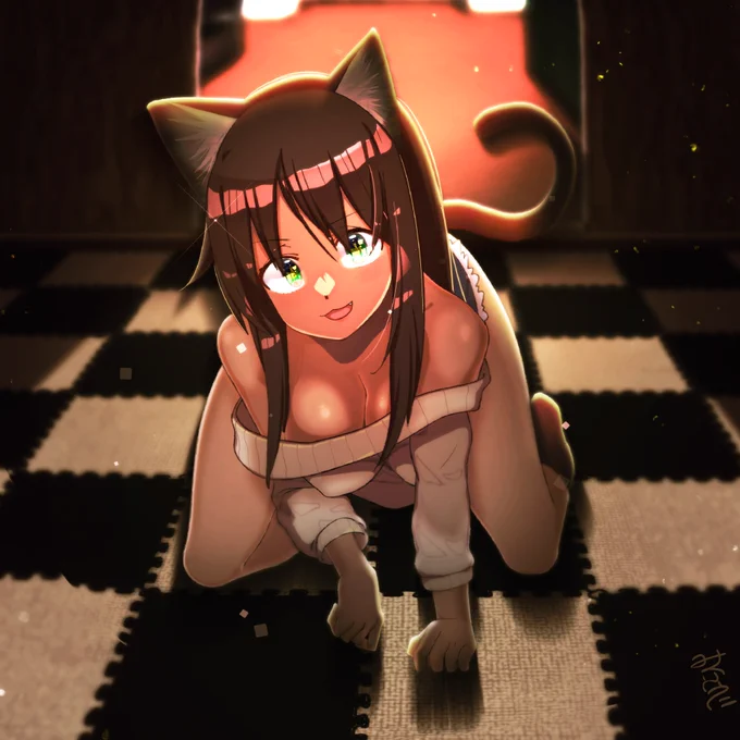 這い寄る猫シタラ…#アリスギアお絵かき 