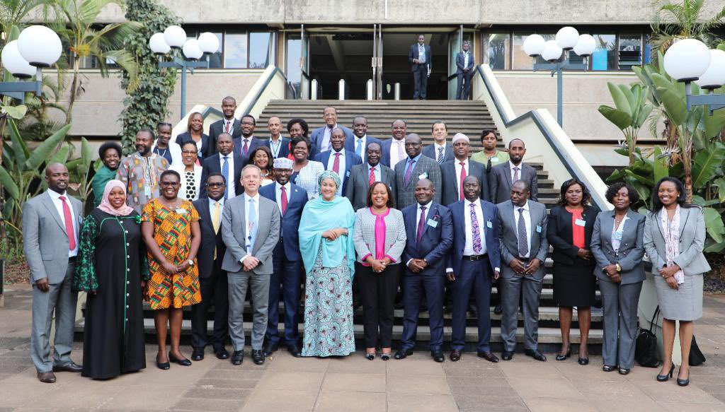 Together with my collogues we held insightful meeting with UN Deputy Secretary-General Amina J Mohammed on climate actions at the devolved level.

We discussed on proper mechanisms to deal with adverse effects of climate change as a global threat.
<a href="/gladyswanga/">Gladys Wanga, E.G.H.</a> |<a href="/AnneWaiguru/">Anne Waiguru EGH, OGW</a>