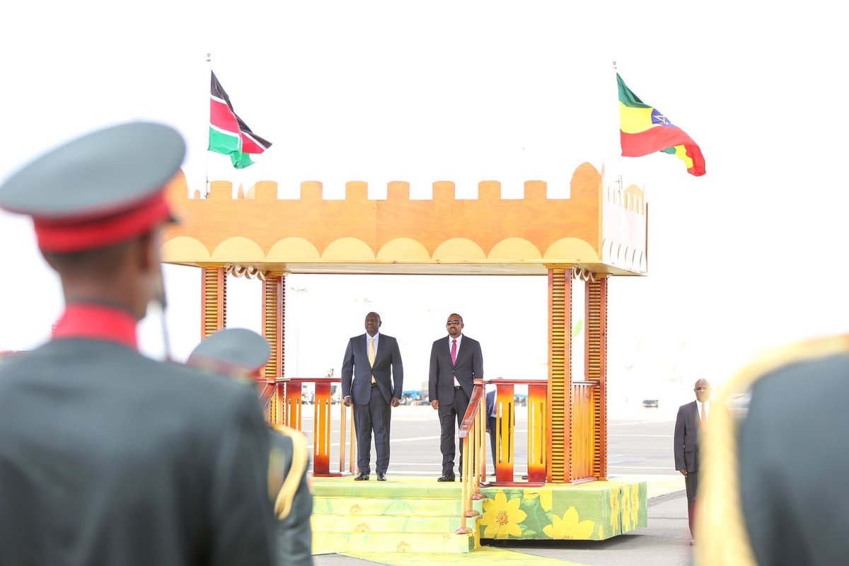 President William Ruto in Ethiopia.