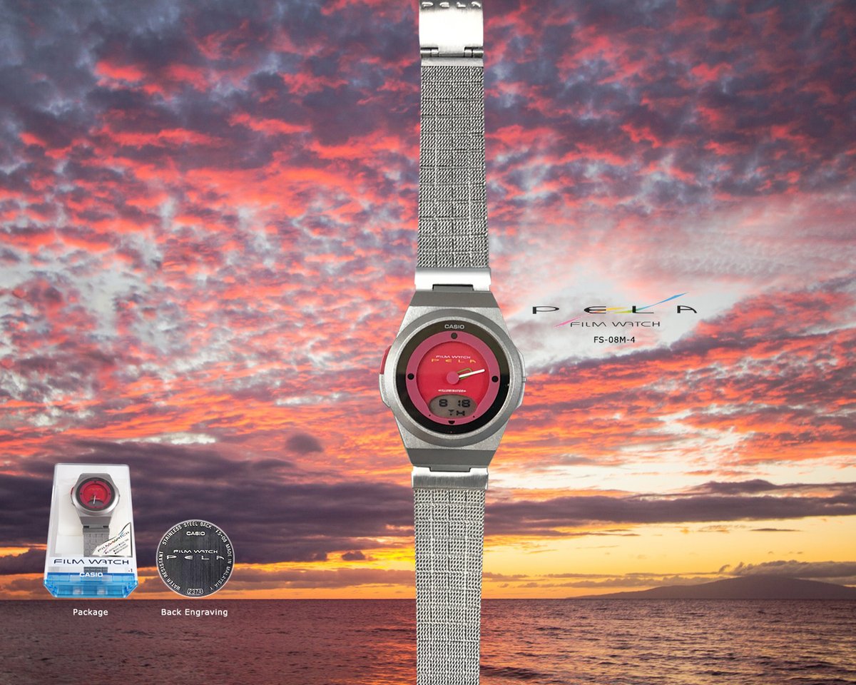 javyscasio's tweet photo. CASIO PELA Film Watch Analog-Digital FS-08M
Meet a new round lineup of pop colors and designs for the slim, trim, and highly fashionable FILM WATCH PELA.
#javys #Casio #PELA #OriginalNew #filmwatch #slim #trim #AnalogDigital #Rare #Vintage #Retro #Casual #Classic #FS08M2 https://t.co/9kFLo0Su0g