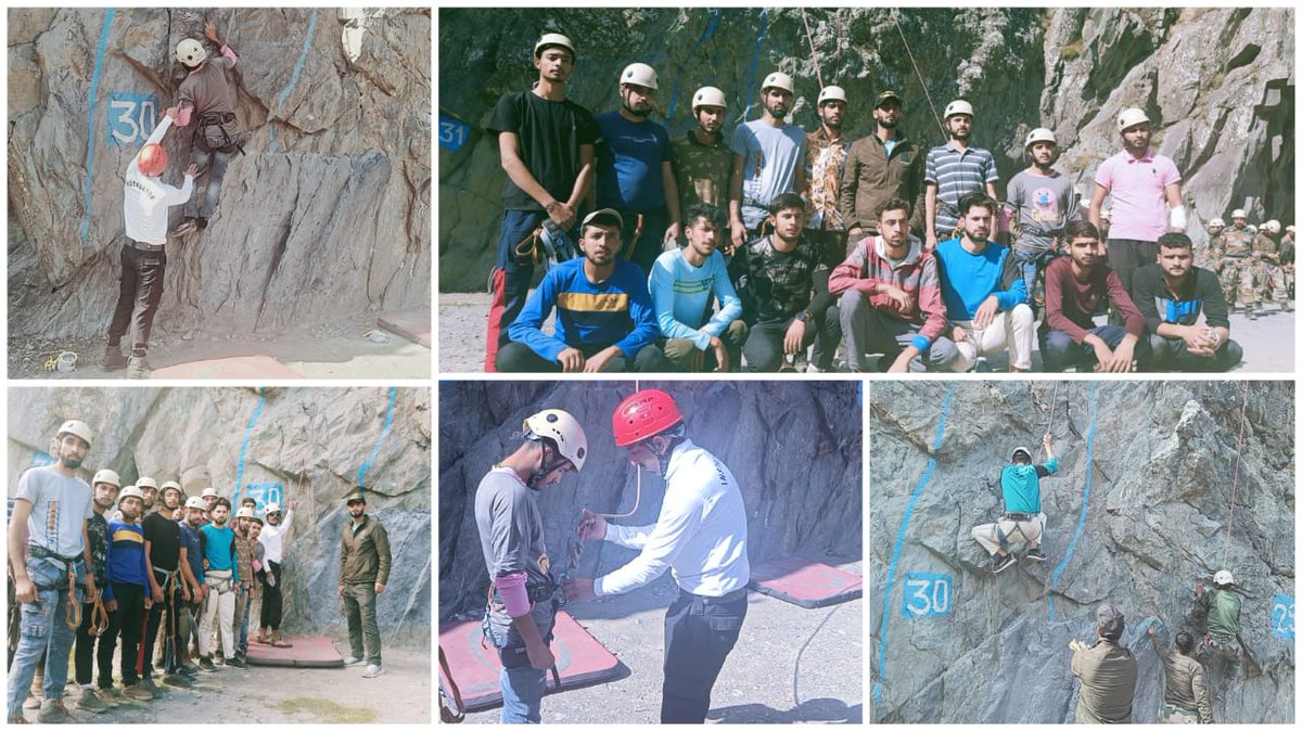 Kashmir Diaries (@toofanibaba1) on Twitter photo Wussan Battalion in collaboration with the Indian Institute of Skiing & Mountaineering, Gulmarg, is organising a seven days Mountain Guide Course for the local youth of the valley at Gund, Ganderbal.
<a href="/Mesmer_Manasbal/">Mesmerizing_Manasbal</a>
<a href="/official_dgar/">The Assam Rifles</a>
#KashmirDiaries
#Youthofkashmir Wussan Battalion in collaboration with the Indian Institute of Skiing & Mountaineering, Gulmarg, is organising a seven days Mountain Guide Course for the local youth of the valley at Gund, Ganderbal.
<a href="/Mesmer_Manasbal/">Mesmerizing_Manasbal</a>
<a href="/official_dgar/">The Assam Rifles</a>
#KashmirDiaries
#Youthofkashmir