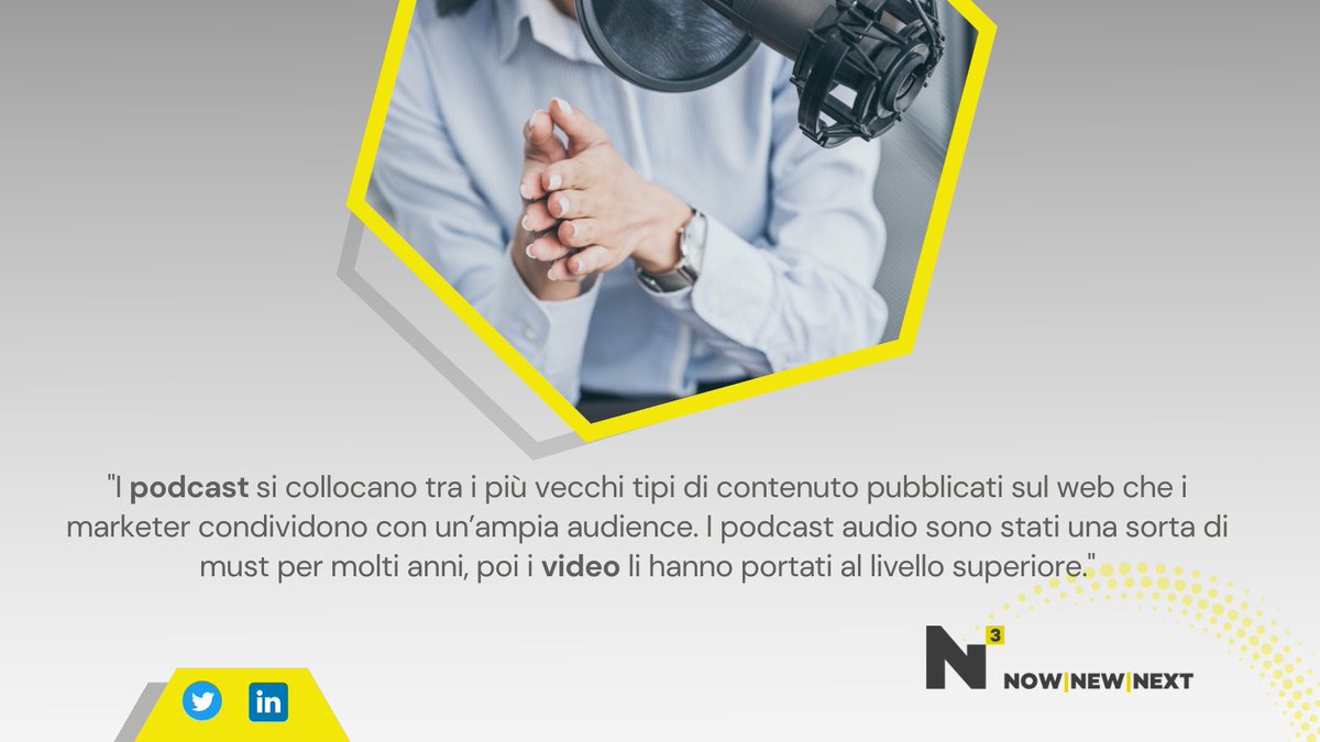 Un ottimo punto di #partenza è quello di capire quale sia l’argomento che puoi trattare con continuità e naturalezza: parla della tua vera passione, tutti ne abbiamo una. Qual è la tua?

bit.ly/3yoAMSX

#digitlmarketing #socialmedia #content