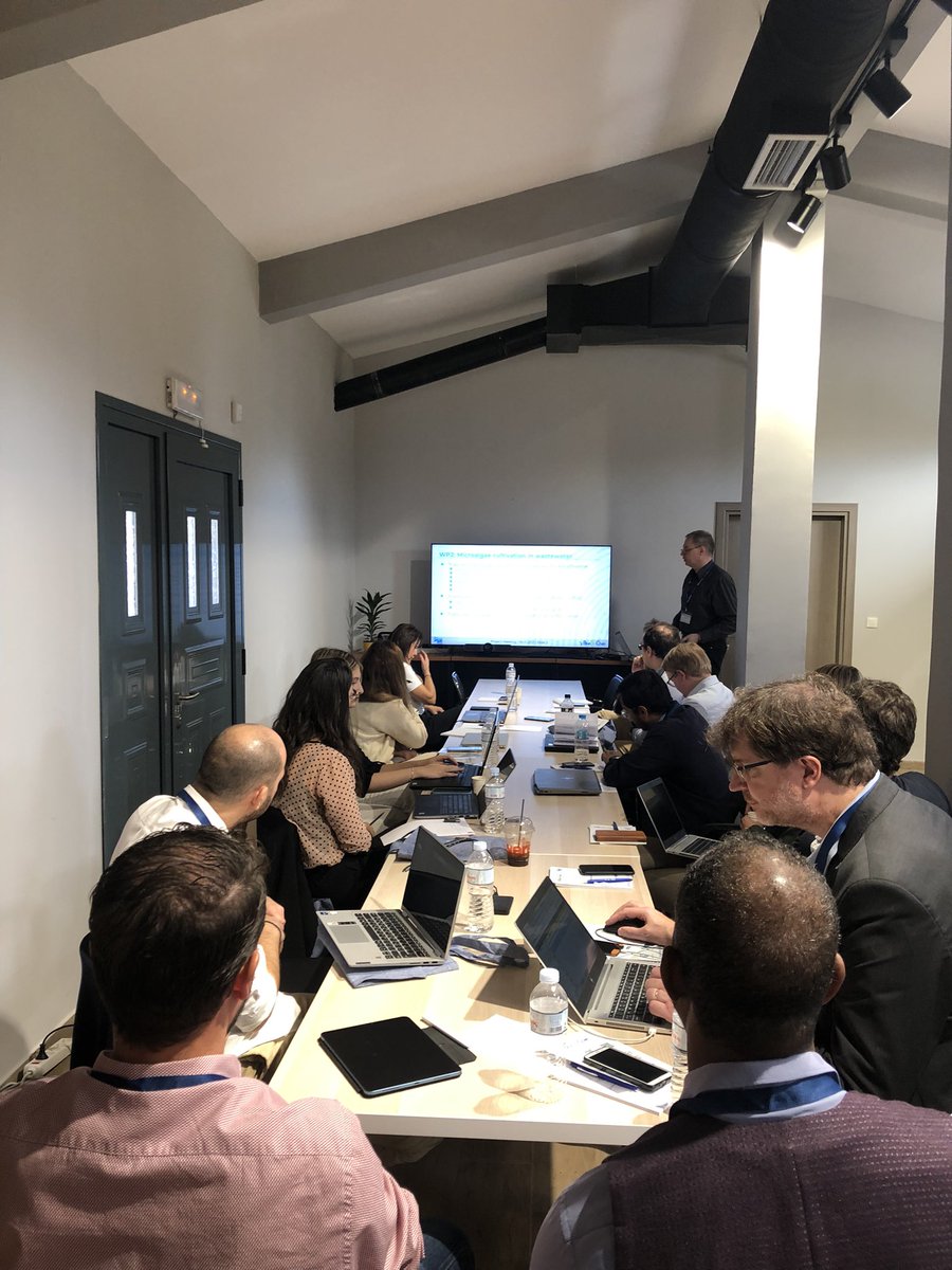 Dr. René Groben from <a href="/MatisIceland/">Matís</a>  is presenting the work implemented for the #microalgae cultivation for aquaculture in Matis Aquaculture Research Station-MARS <a href="/grafeiotypouelg/">ΕΛΓΟ ΔΗΜΗΤΡΑ</a> <a href="/DTUtweet/">DTU</a> <a href="/CERTHellas/">ΕΚΕΤΑ-CERTH</a> <a href="/KU_Leuven/">KU Leuven</a> <a href="/ecoresourcesGR/">ecoresources</a> #kmc <a href="/UMmalta/">University of Malta</a> <a href="/BlueBioCOFUND/">BlueBio COFUND</a> #BlueBioChain