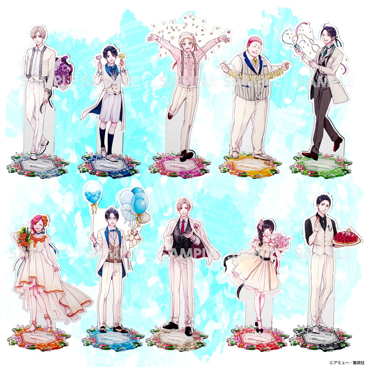 この音とまれ！原画展＊アクスタ全種セット