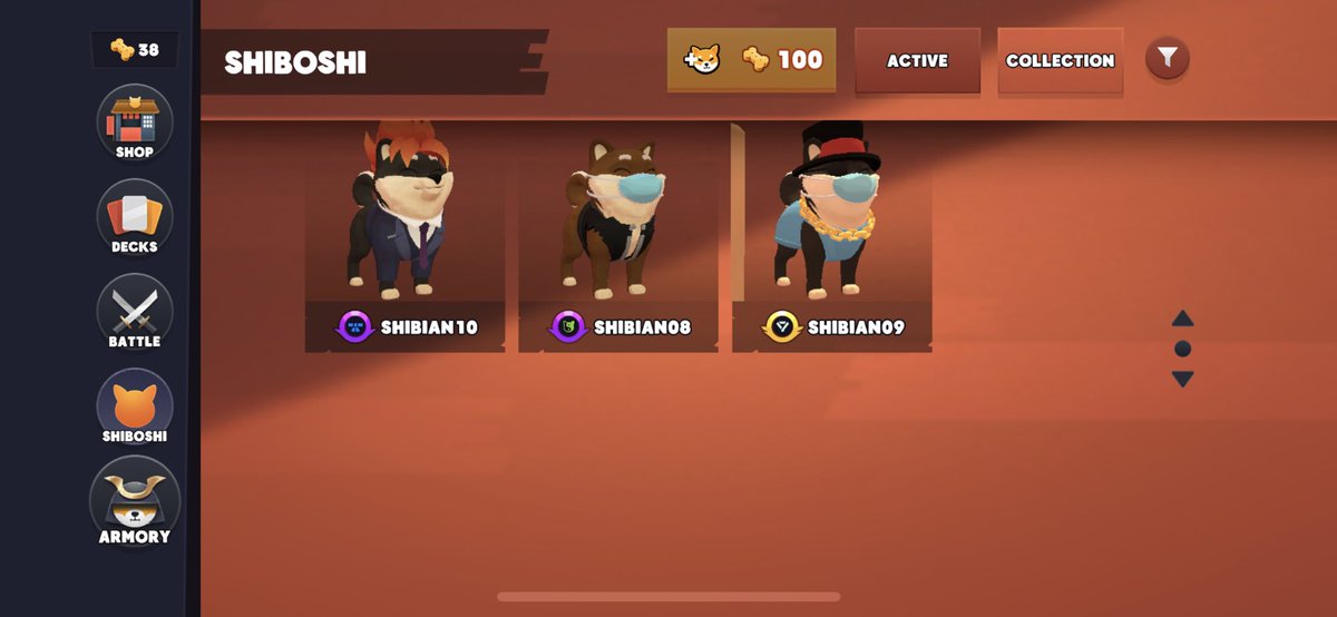 mikecelbun91's tweet photo. My  Shiboshis collection #ShibaEternity #SHIB 2 epics and 1 legendary! 😎 https://t.co/5bD8r5PQAW
