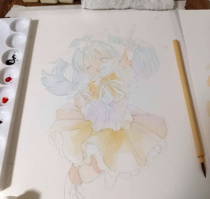 リリィちゃん本表紙の作業工程発掘した 