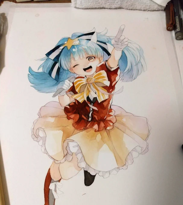 リリィちゃん本表紙の作業工程発掘した 