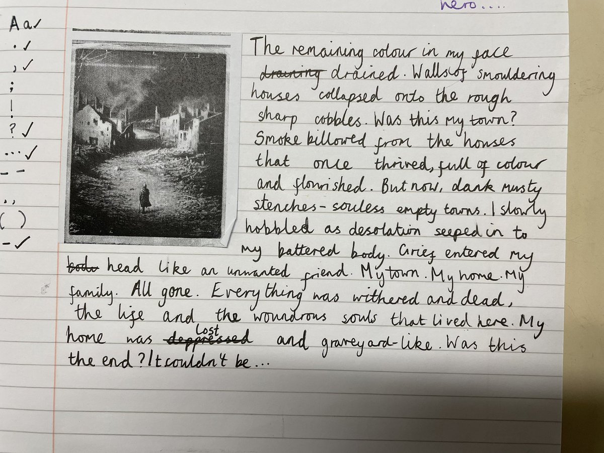BeeHendry's tweet photo. Year 6 @shiplakeprimary have been reading The Arrival. Some wonderful responses to the stimulus. https://t.co/HpI1oL9OAB