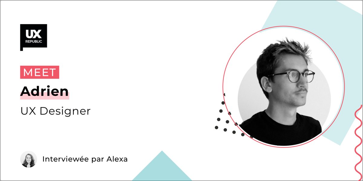[ARTICLE] Découvrez aujourd'hui l'interview d'Adrien UX-UI Designer chez UX-Republic. Le 5ème d'une série initiée par Alexa Cuellar ! Bonne lecture...
👉 ux-republic.com/rencontre-avec…
#interview #partages #uxdesign