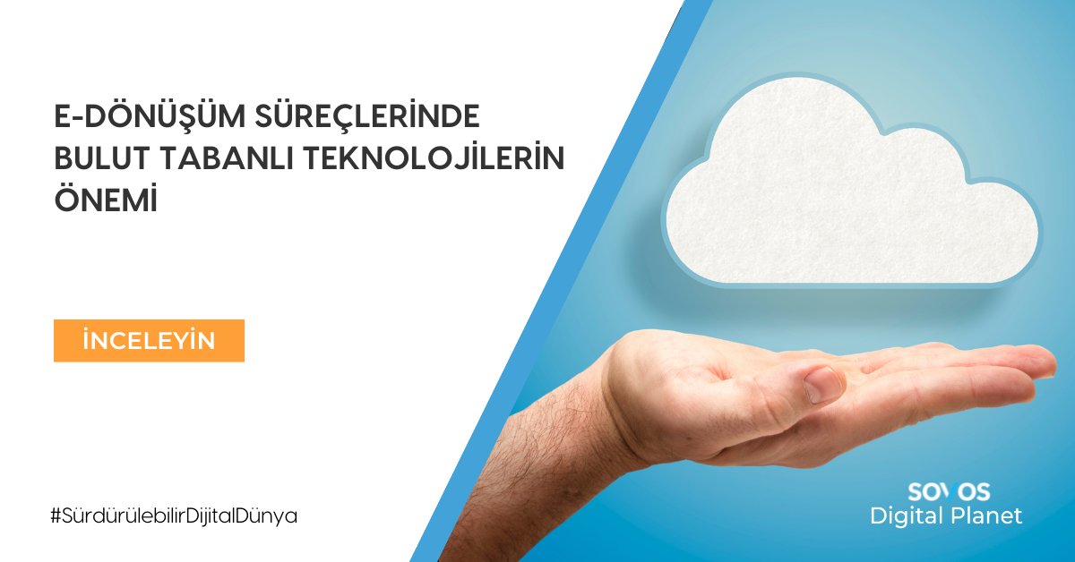 Bulut tabanlı çözümlerin avantajları nelerdir? Bu alanda doğru hizmet sağlayıcısını seçmek neden önemlidir? Detaylı bilgi için blog yazımıza göz atabilirsiniz: bit.ly/3RGSXtR

#edönüşüm #sovosdigitalplanet