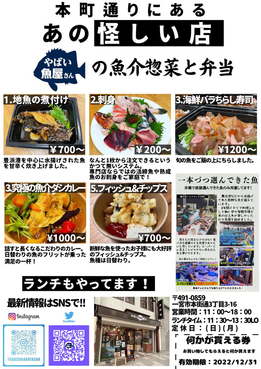 やばい魚屋さん お魚コンシェルジュ Uwolab137 Twitter