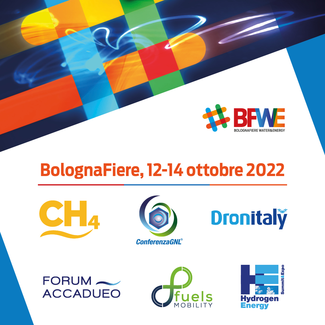 Meno di settimana all’inizio delle 6 manifestazioni di <a href="/_BFWE/">BFWE</a>. Con #CH4expo spazio al trasporto e alla distribuzione del gas e all'utilizzo del #metano nella mobilità
✏️ Registrati bit.ly/3cnSy0M
<a href="/HeseExpo/">HESE - Hydrogen Energy Summit&Expo</a> <a href="/FuelsMobility/">Fuels Mobility</a> <a href="/ConferenzaGNL/">ConferenzaGNL</a> Forum <a href="/Accadueobologna/">Accadueo</a> <a href="/dronitaly/">Dronitaly</a>