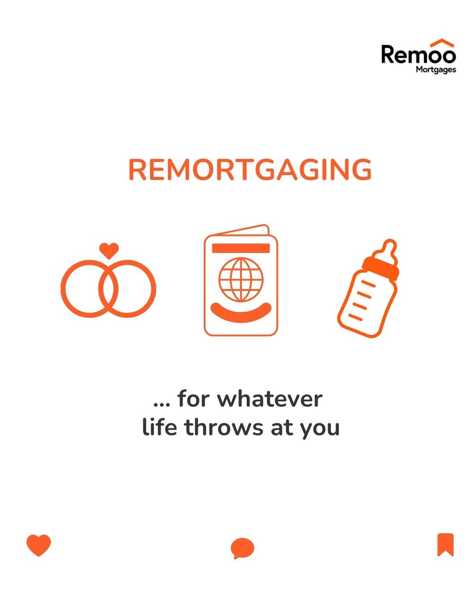 RemooMortgages's tweet image. Here at Remoo Mortgages, we talk with our clients not just about new mortgages, but also about remortgaging their current homes as well.

Let&apos;s chat &amp;amp; see whether remortgaging could be a good fit for you and your life.

#homeowner
#homeimprovementsuk
#diyuk
#extramoneyuk