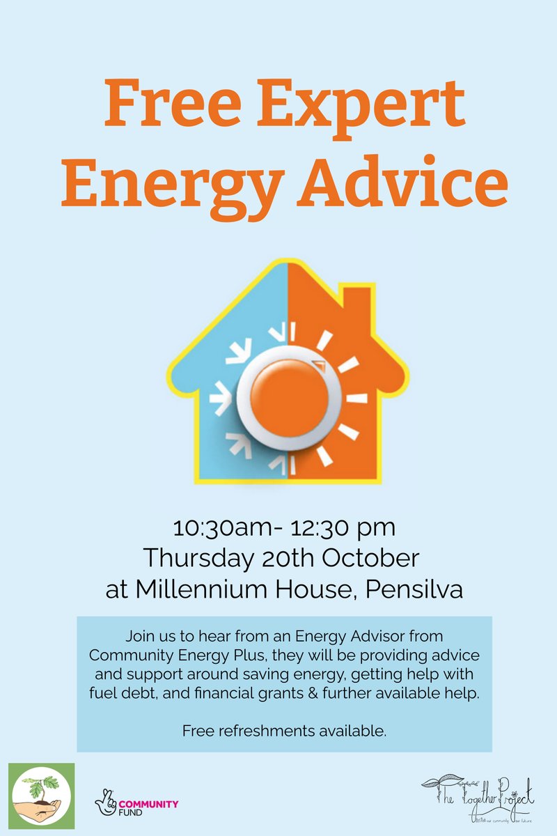 Cornwall Climate Care (@climatecornwall) on Twitter photo Worried about the energy and climate crisis? The Together Project have organised these two events in October offering support and advice from experts and locals alike. Check out the posters below for more information
<a href="/CEPCornwall/">CommunityEnergyPlus</a> Worried about the energy and climate crisis? The Together Project have organised these two events in October offering support and advice from experts and locals alike. Check out the posters below for more information
<a href="/CEPCornwall/">CommunityEnergyPlus</a>