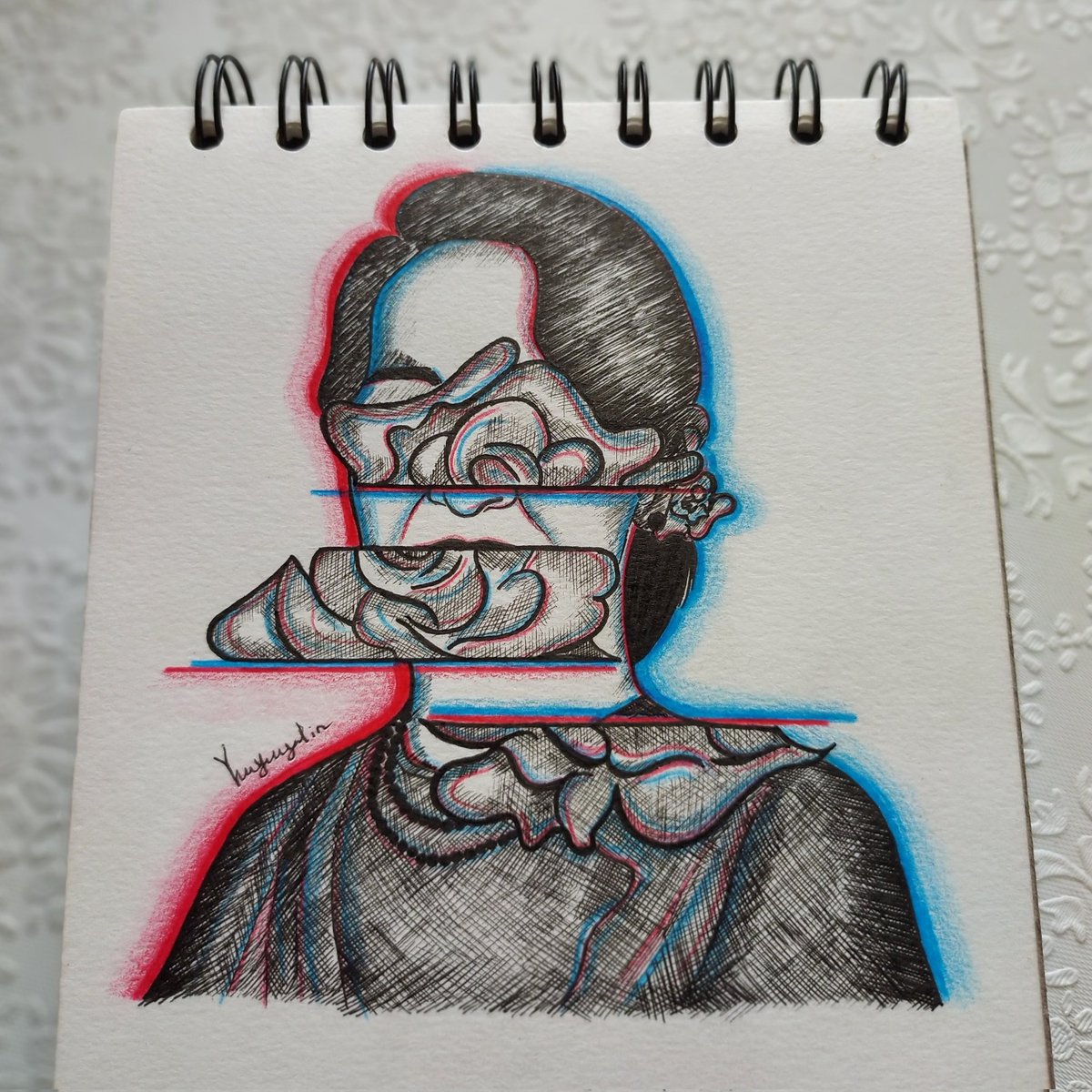 Day-6
Glitch
#Revotober 
#inktober2022 
#revotoberday6