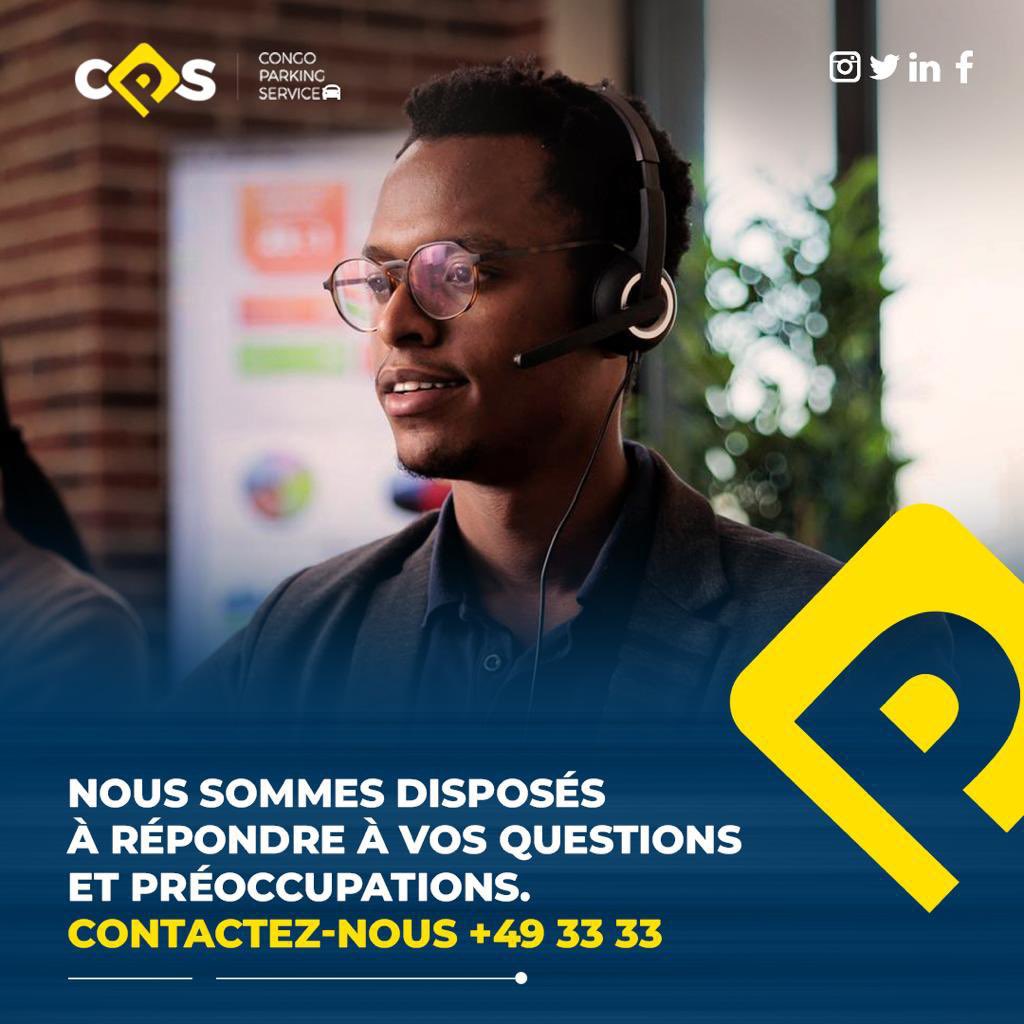 CongoParking's tweet photo. Pour toutes vos questions ou préoccupations, n’hésitez pas,
📞contactez le +49 33 33.

Nous sommes disposés à répondre à vos questions et préoccupations.

CPS, le parking c’est nous !

#CongoParkingService #Depannexpress #Kinshasa #RDCongo #AssistanceRoutiere #Stationnement https://t.co/jVx7zLHoAn