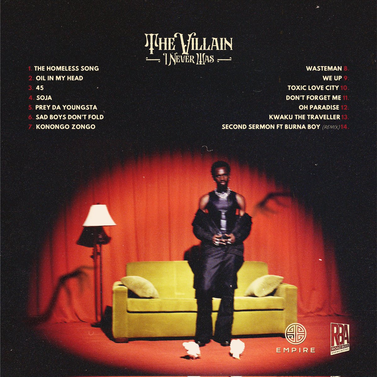 sarkodie's tweet photo. #TheVillainINeverWas Is what I woke up to … About to dive in it today and I know a true artist made this so it’s already safe to call it a masterpiece!! Congrats International BLACKO @blacksherif_  >>> https://t.co/dkkPgMTVkK https://t.co/vwwTSZ9yE9