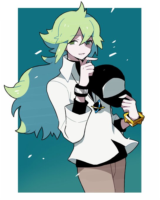 ポケモンのN描いてって言われて描いたやつ 