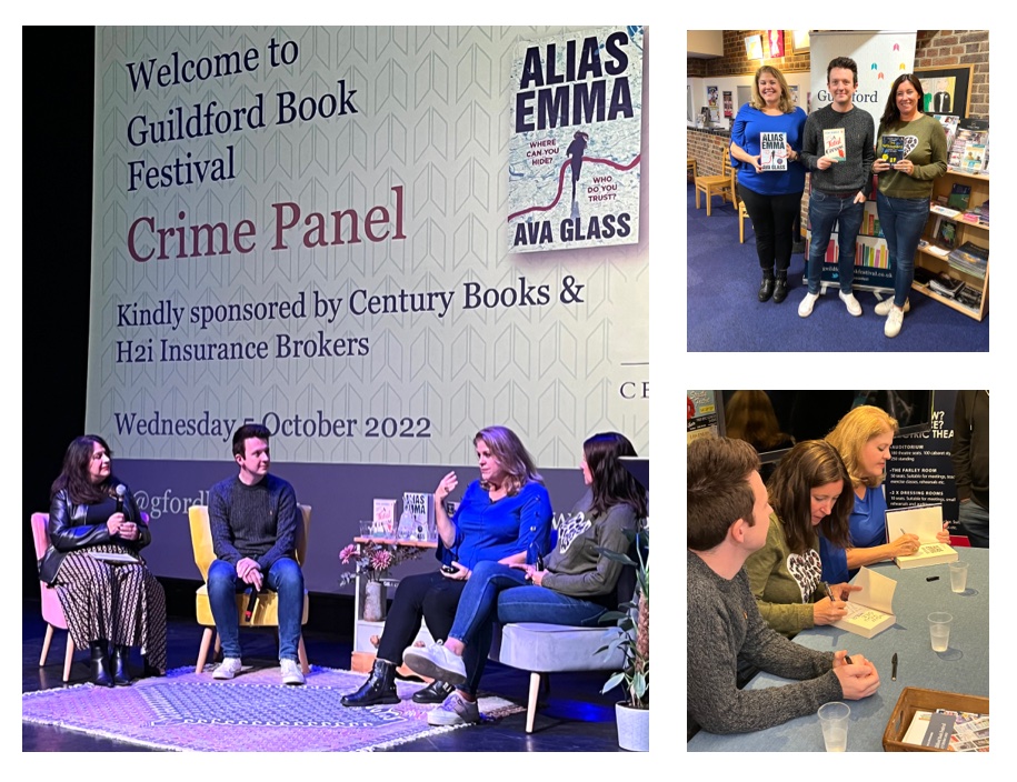GfordBookFest's tweet photo. A huge thank you to everyone involved in last night's Crime Writing Panel. @TomHindle3 @AvaGlassBooks @HeidiPerksBooks @peptriss @centurybooksuk @h2ibrokers @ElectricTheatre #GuildfordBookFestival #Crimewriters @surreylib https://t.co/BpgqjqbwGU