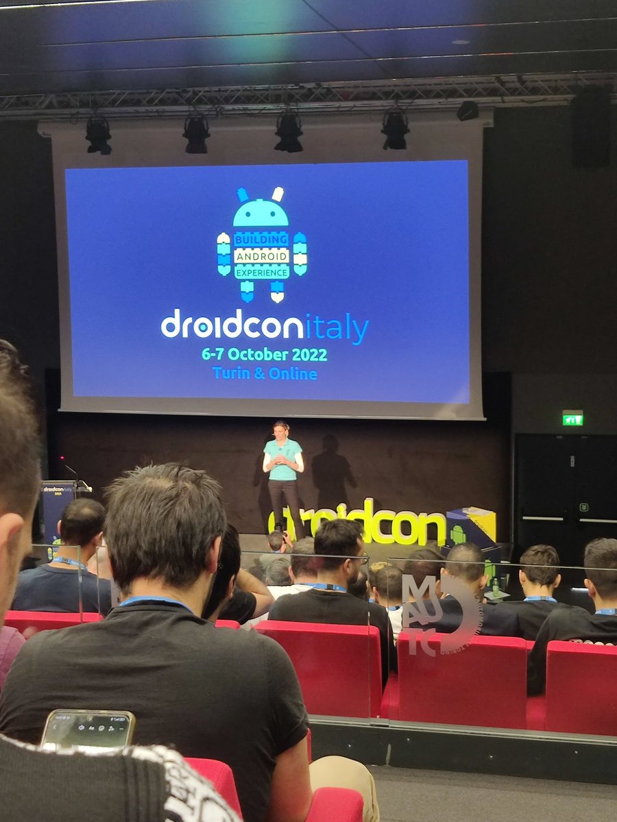 SimoneFormica's tweet photo. #droidconitaly22#turin https://t.co/2lTLzLdNSA