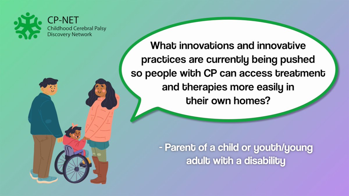canchildcentre's tweet photo. Scientist Dr. Elaine Biddiss answers your question on innovative at-home therapies for youth with cerebral palsy: https://t.co/b0Uz0NWEpr
#CPNETExpertAnswers #Green4CP #WorldCPDay @HBKidsHospital @OntarioBrain https://t.co/n7i5wRAPhK