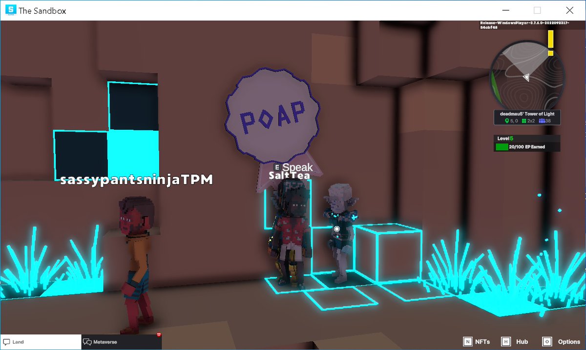 CameraPlus33's tweet photo. @TheSandboxGame @deadmau5 I just participated in the #SandboxAlphaS3Giveaway for a chance to win 500 SAND! Found George from the Metaglitch in @deadmau5's Tower of Light, check out my screenshot below!
👇 https://t.co/6gBMhzyE6e