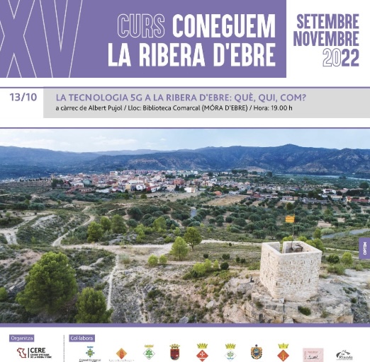 Biblioteca Comarcal de Móra d'Ebre Artur Cot Miró (@bibliomora) on Twitter photo I la setmana que ve...
XV Curs Coneguem la Ribera d'Ebre, <a href="/CERE_RIBERA/">CE Ribera d'Ebre</a>
📌 "La tecnologia 5G a la Ribera d'Ebre: què, qui, com?", amb <a href="/albertpujolm/">Albert Pujol</a>
📆 Dijous 13/10/2022
⏰ a les 19h
🏨 <a href="/bibliomora/">Biblioteca Comarcal de Móra d'Ebre Artur Cot Miró</a> , (Pl. La Llanterna, 4)
<a href="/Ajmoradebre/">Móra d'Ebre</a>,<a href="/bibliotequescat/">Biblioteques</a> , <a href="/ccriberaebre/">Consell Comarcal de la Ribera d’Ebre</a> , I la setmana que ve...
XV Curs Coneguem la Ribera d'Ebre, <a href="/CERE_RIBERA/">CE Ribera d'Ebre</a>
📌 "La tecnologia 5G a la Ribera d'Ebre: què, qui, com?", amb <a href="/albertpujolm/">Albert Pujol</a>
📆 Dijous 13/10/2022
⏰ a les 19h
🏨 <a href="/bibliomora/">Biblioteca Comarcal de Móra d'Ebre Artur Cot Miró</a> , (Pl. La Llanterna, 4)
<a href="/Ajmoradebre/">Móra d'Ebre</a>,<a href="/bibliotequescat/">Biblioteques</a> , <a href="/ccriberaebre/">Consell Comarcal de la Ribera d’Ebre</a> ,