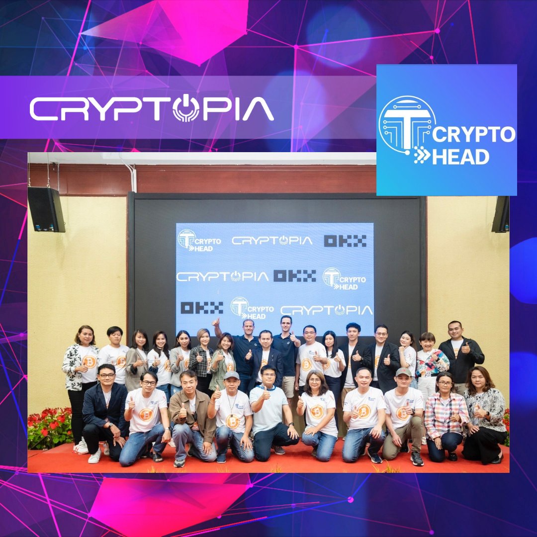 CryptopiaOFCL's tweet photo. Last week, we had a very fun and informative session with Cryptohead from Thailand. Thank you once again for your continuous support. Cryptopia looks forward to having more get-togethers like this with Cryptoheadเทรดคริปโต community.
#blockchain #cryptohead #cryptopia #metaverse https://t.co/ZrdgYkgVEy