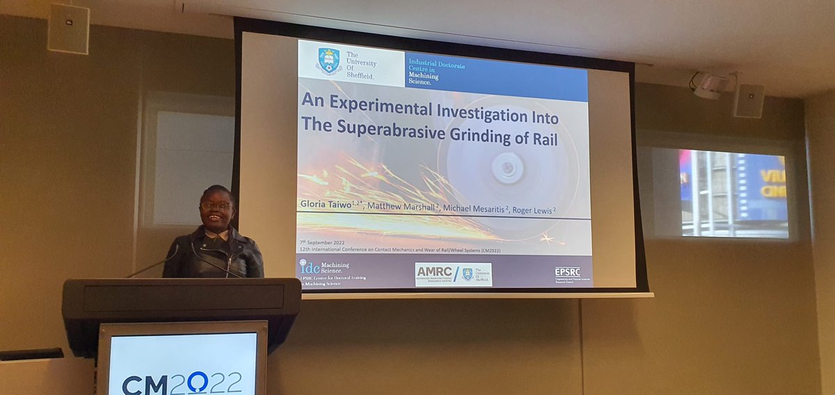 Well done to IDC EngD student Gloria who presented her work at the 12th International Conference on Contact Mechanics and Wear of Rail/Wheel Systems (CM 2022) held in Melbourne, Australia. Great to see the IDC represented overseas again!