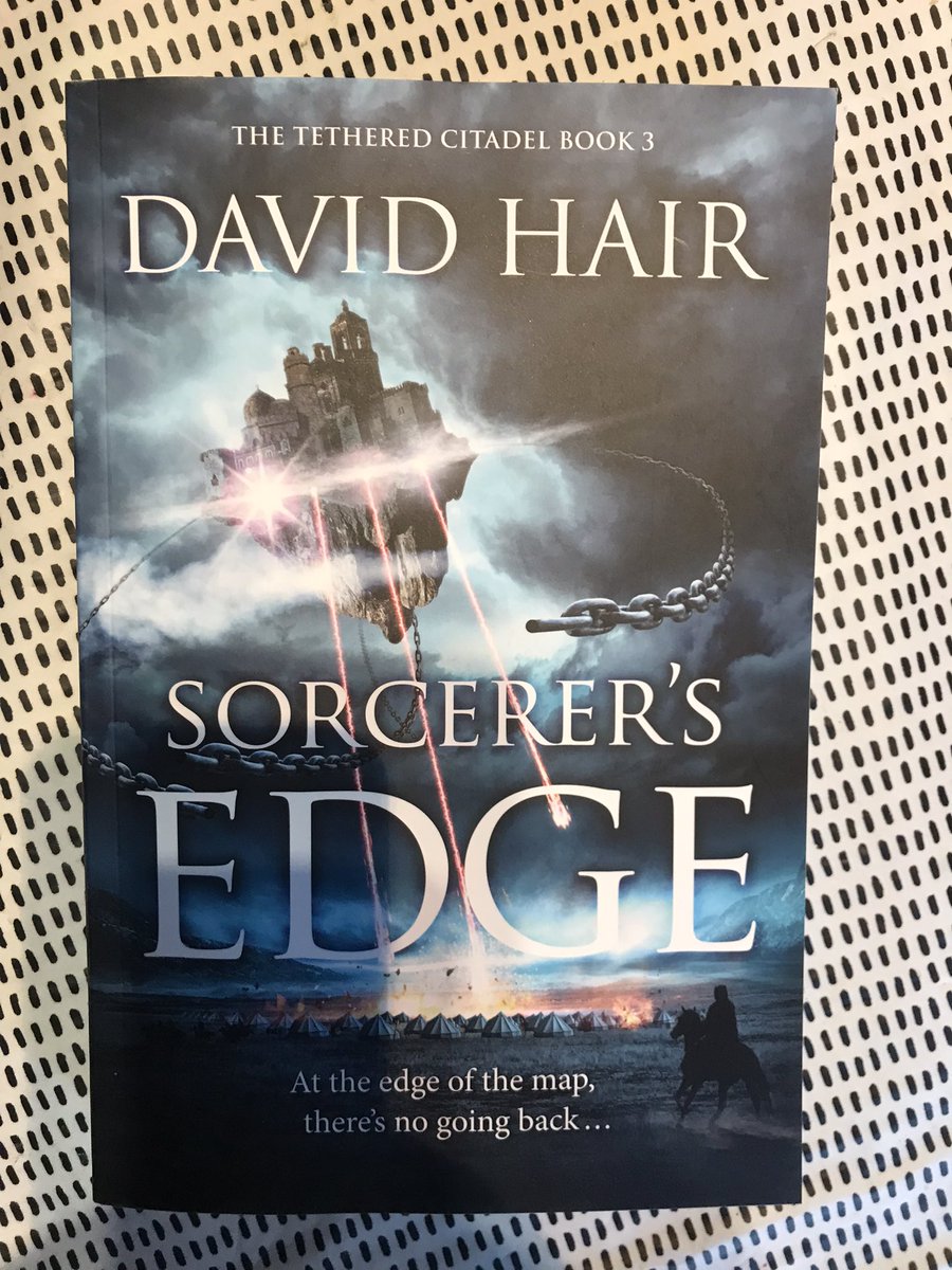 Next up, book three in David Hair’s excellent The Tethered Citadel series, ‘Sorcerer’s Edge’. Out 13th Oct. The second book setup this one to an epic! The <a href="/sfbook/">Ant</a> review is coming soon. <a href="/DHairauthor/">David Hair</a> @JoFletcherBooks <a href="/JoeChristie/">Joe Christie</a>