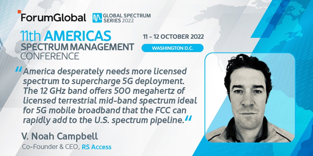 Global_Spectrum's tweet photo. We look forward to hearing more from V Noah Campbell @llc_rs during #AmericasSpectrum taking place in Washington D.C. on October 11-12. 

Are you joining us? Register here 👉 https://t.co/NdE0JYA6oD https://t.co/XTxMaRyZju