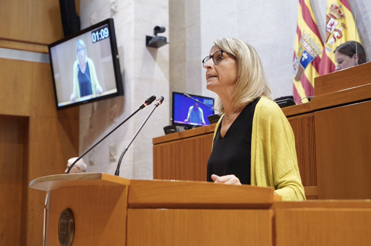 La coordinadora de la ponencia, <a href="/PilimarZamora/">Pilimar Zamora</a>, presenta ante el #PlenoAragón el dictamen sobre el proyecto de ley de creación del Colegio Profesional de Higienistas Dentales de Aragón.

📋 bit.ly/3OIrQxr