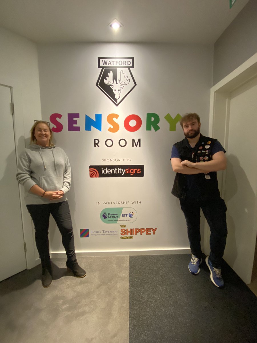 The impetus behind <a href="/AfcAutism/">AFCAutism</a> Kirk <a href="/KirkPritchard1/">KP.Artism ⚽📢📷🌍🇮🇪</a> &amp; Grace <a href="/GraceMcM22/">Grace McMillan</a> What a great time at <a href="/WatfordFC/">Watford Football Club</a> with @WatfordFCHelp