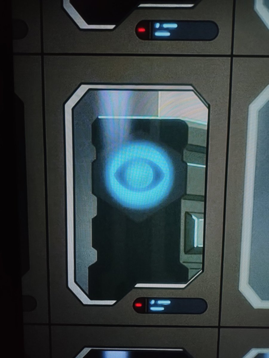 Scotty_Did's tweet photo. @TrekCulture and @seanferrick , was rewatching and remembered seeing this little easter egg. It's the @CBS logo. Dunno if it will ever come up again, but wanted to say that y'all are awesome... And @FinalSpace deserved better. https://t.co/fKpZpph6Jf