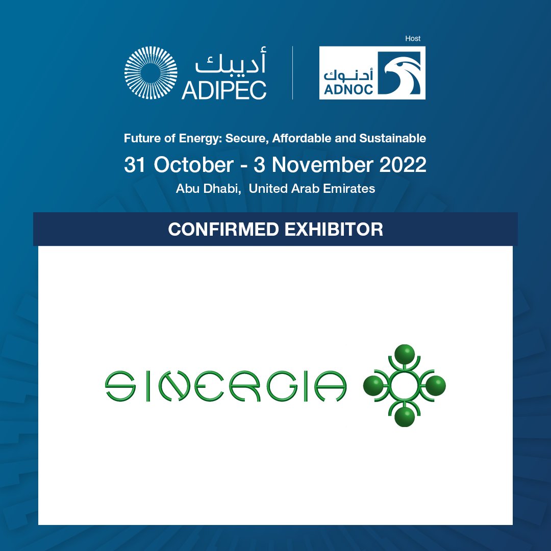 ADIPEC On Twitter Join Sinergia Spa At ADIPEC 2022 The World s 