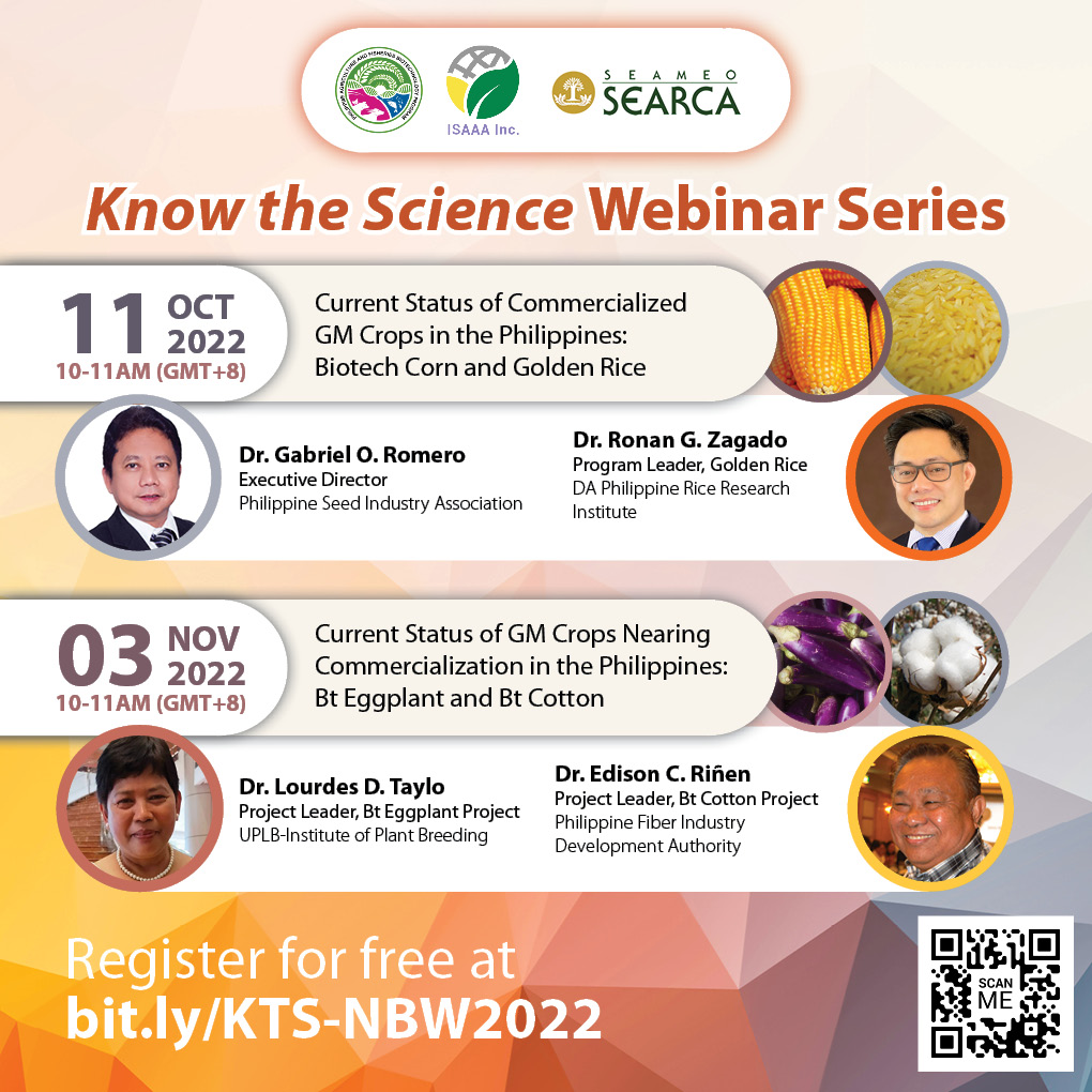 searcabic's tweet photo. SEARCA BIC INVITATION: Know The Science Webinar Series - https://t.co/SfgPaJGAku

Register now: https://t.co/yi8xKnpVS9 https://t.co/i82YUg66Pa