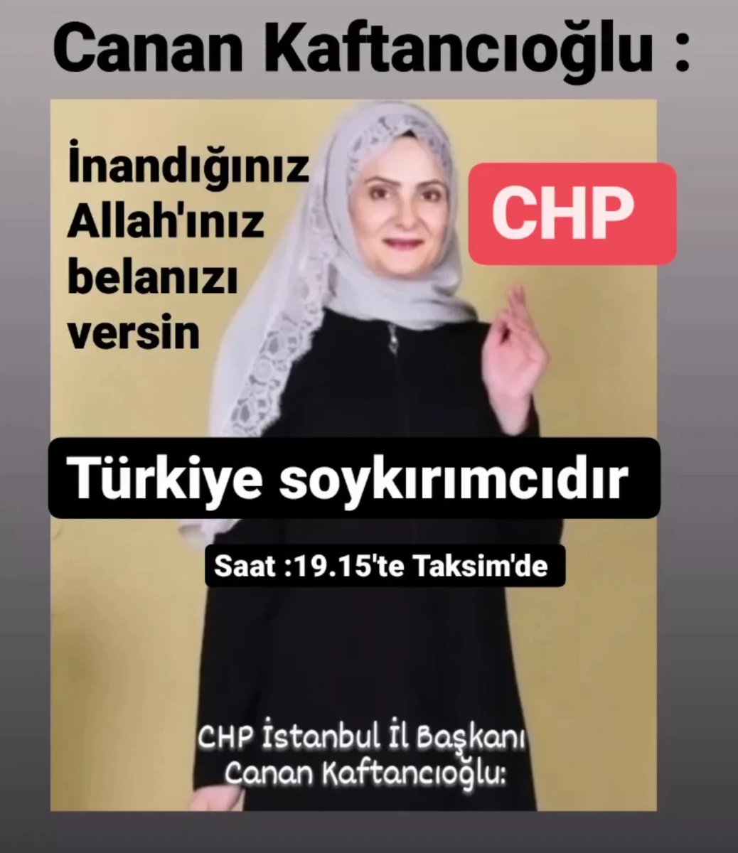 @Yeniceli_06 @1yukselislist 'İnandığınız Allah'ınız belanızı versin.'
@Canan_Kaftanci 

Katil değil, seri katilsiniz. 
Nokta. @kilicdarogluk