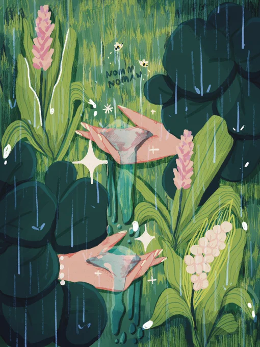 Heavy rain fall down on me 