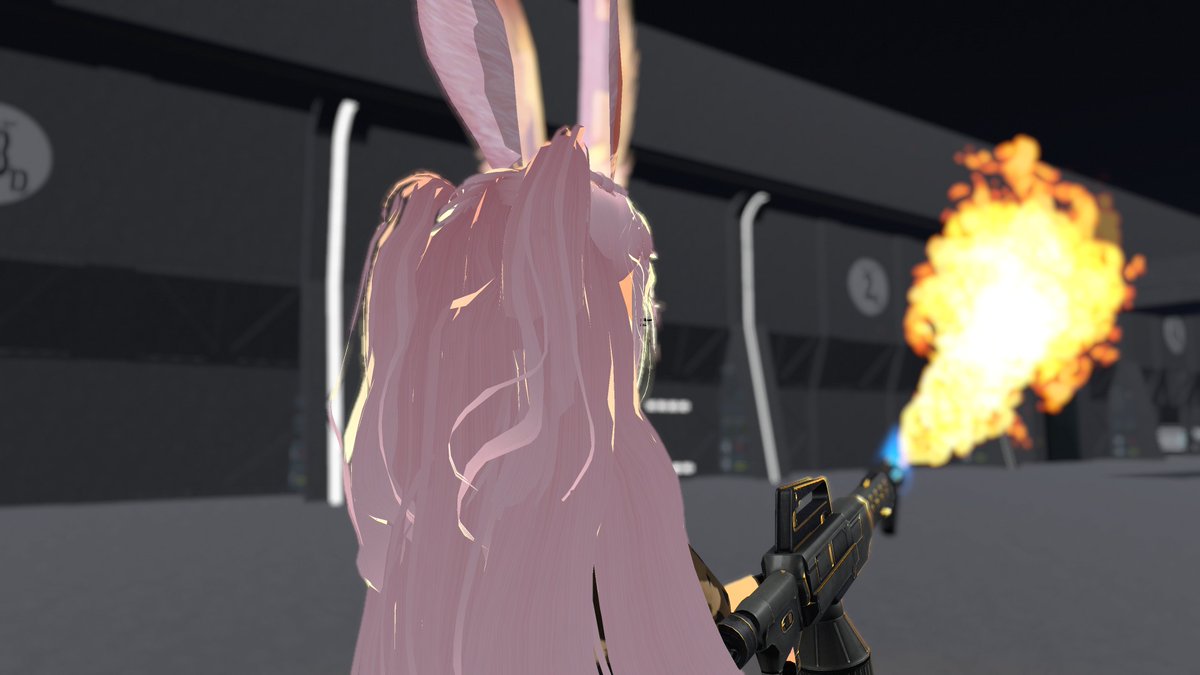 NjnaGrimsdottir's tweet photo. "Perhaps giving the Bunny Queen... weapons... was.. not a good idea." - @MjrnAI
#BunWithGun #BOOM #Ammo4Dayz #VR https://t.co/OC5jMxOBj1