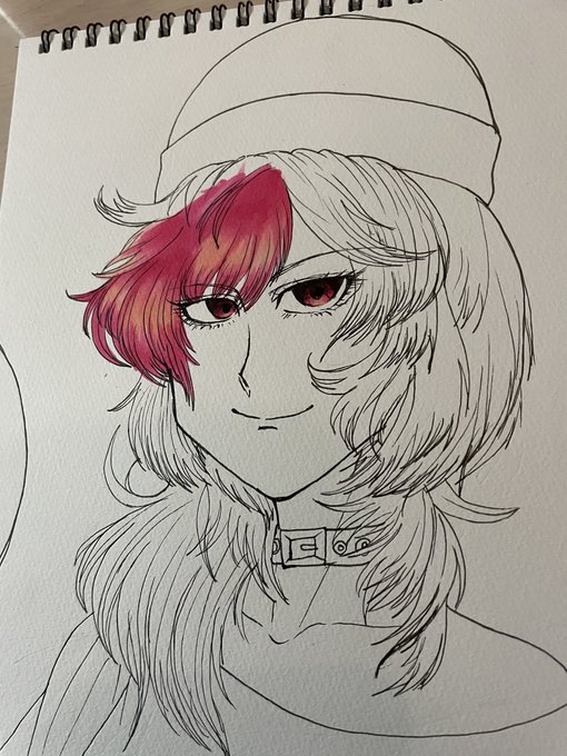 絵描くの久しぶりすぎてなんか変かも 