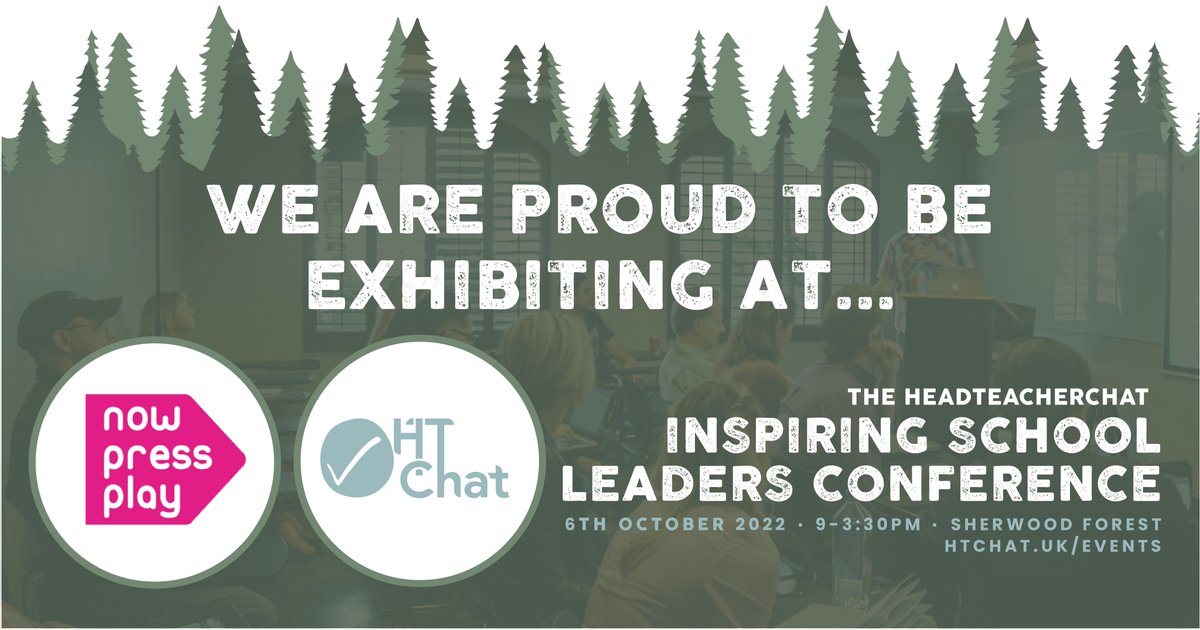 nowpressplay's tweet photo. Super excited to be at @Headteacherchat's #InspringSchoolLeadersConference today!

If you're attending, be sure to come &amp; say hello 👋🎧

#immersivelearning #HTChatevents https://t.co/dCJLvp0Ojw