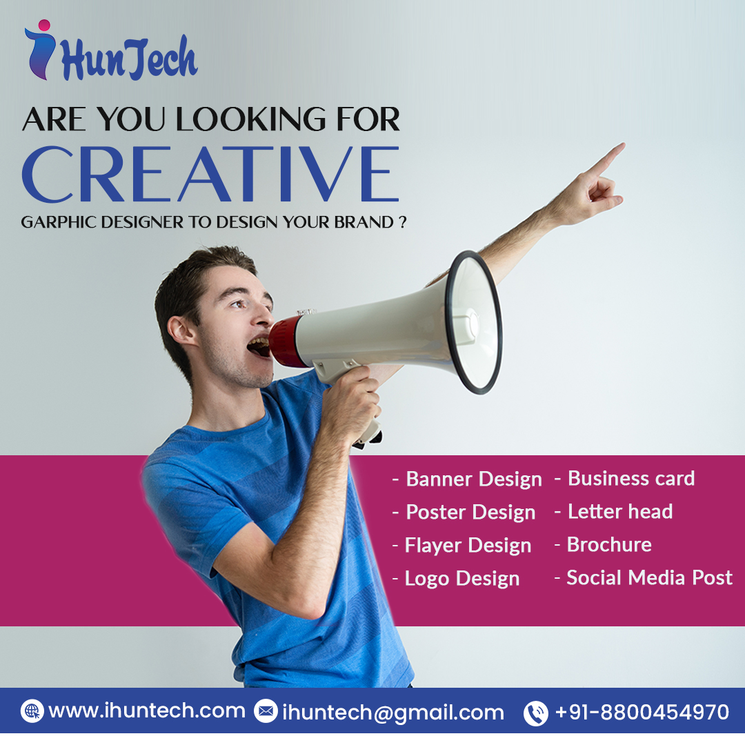 ihuntech's tweet photo. Are you looking for Creative Graphic Designer to design your Brand ? https://t.co/wM4BZlFW8R