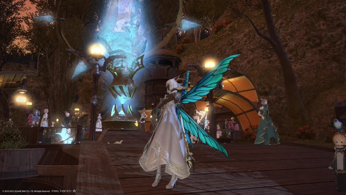 FF14、無人島開拓の島生産品も1週間で2万青船貨を獲得出来るので交換出来る商品が全て終わりました!青い妖精羽根もゲット!嬉しい!綺麗だわー!さぁあとは新式装備全ジョブ分の作成のためにハウスに籠りますよ! #PS4share 