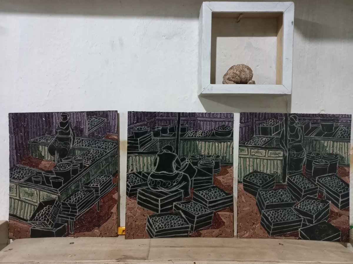 MikaObanda's tweet photo. @mwangi16_mwangi @mwangi16_mwangi  here is the process ...plus a small video of how I sign my works.. https://t.co/CkJwW9WbH6