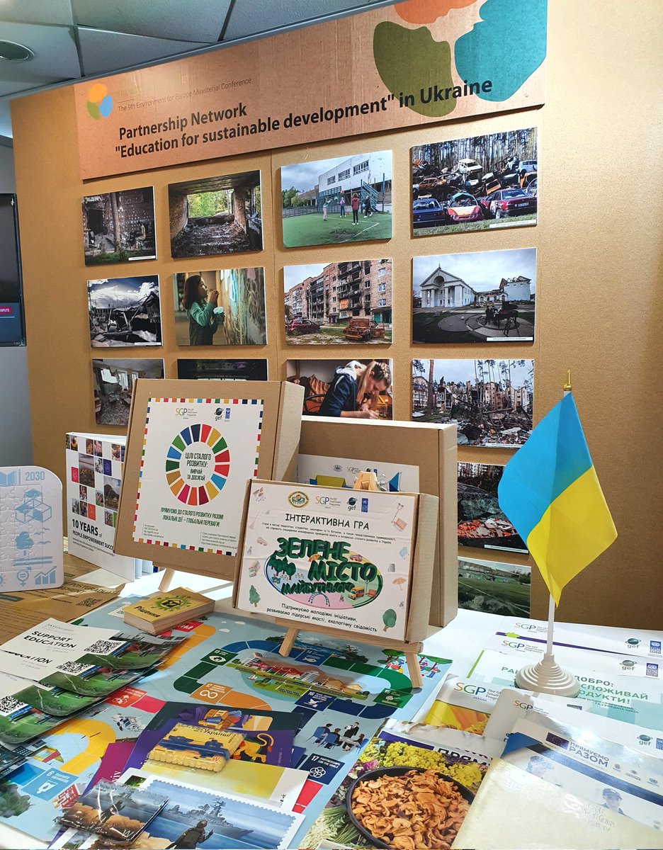 gefnetukr's tweet photo. The best @GEF_SGP practices of #youth meaningful engagement in #ESD in #Ukraine️ became a part of @UNECE regional publication and was presented on the side event of the 9th #EnvironmentForEurope Ministerial Conference.
📖 https://t.co/dki1oizcEP https://t.co/gh2tLVOfow