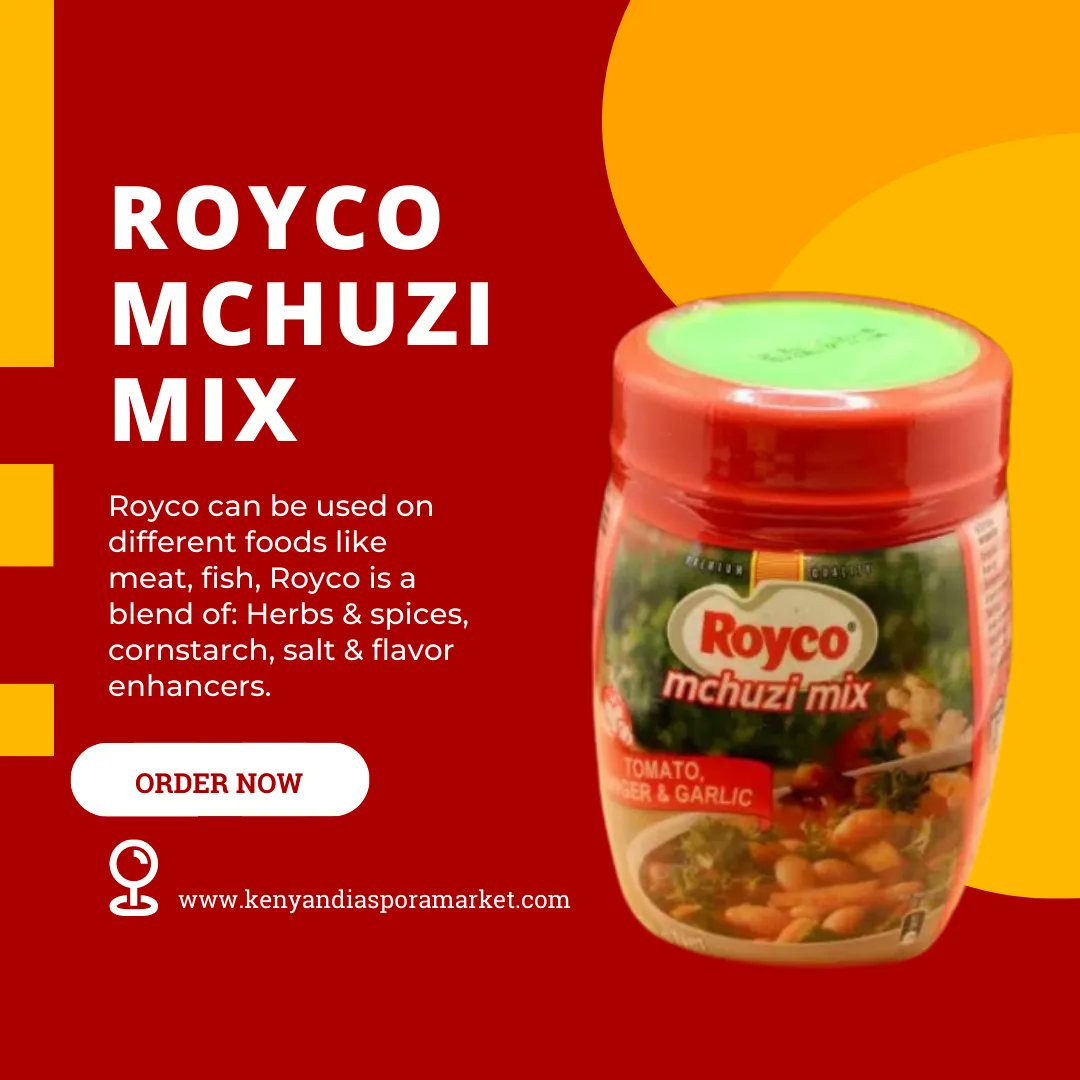 KDM_Market's tweet photo. Add a Kenyan taste to any meal with original royco Mchuzi mix 🥘

Home delivery is provided across Europe 🛒

SHOP: https://t.co/ZK0gds4izG

#kenyanspices #kenyanfoodie #kenyanfood #africanspices #kenyandiasporamarket https://t.co/5I8as6301i